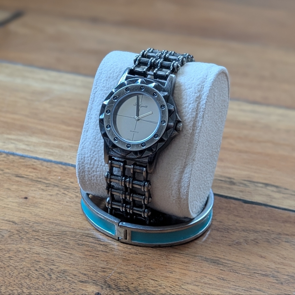 Lafayette Vintage Metal Bike Chain Watch (OS)